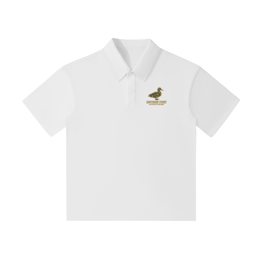 Drop Shoulder Short-Sleeve Polo